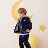 Vauva x Le Petit Prince - Boys Hooded Long-sleeved Jacket-model image side