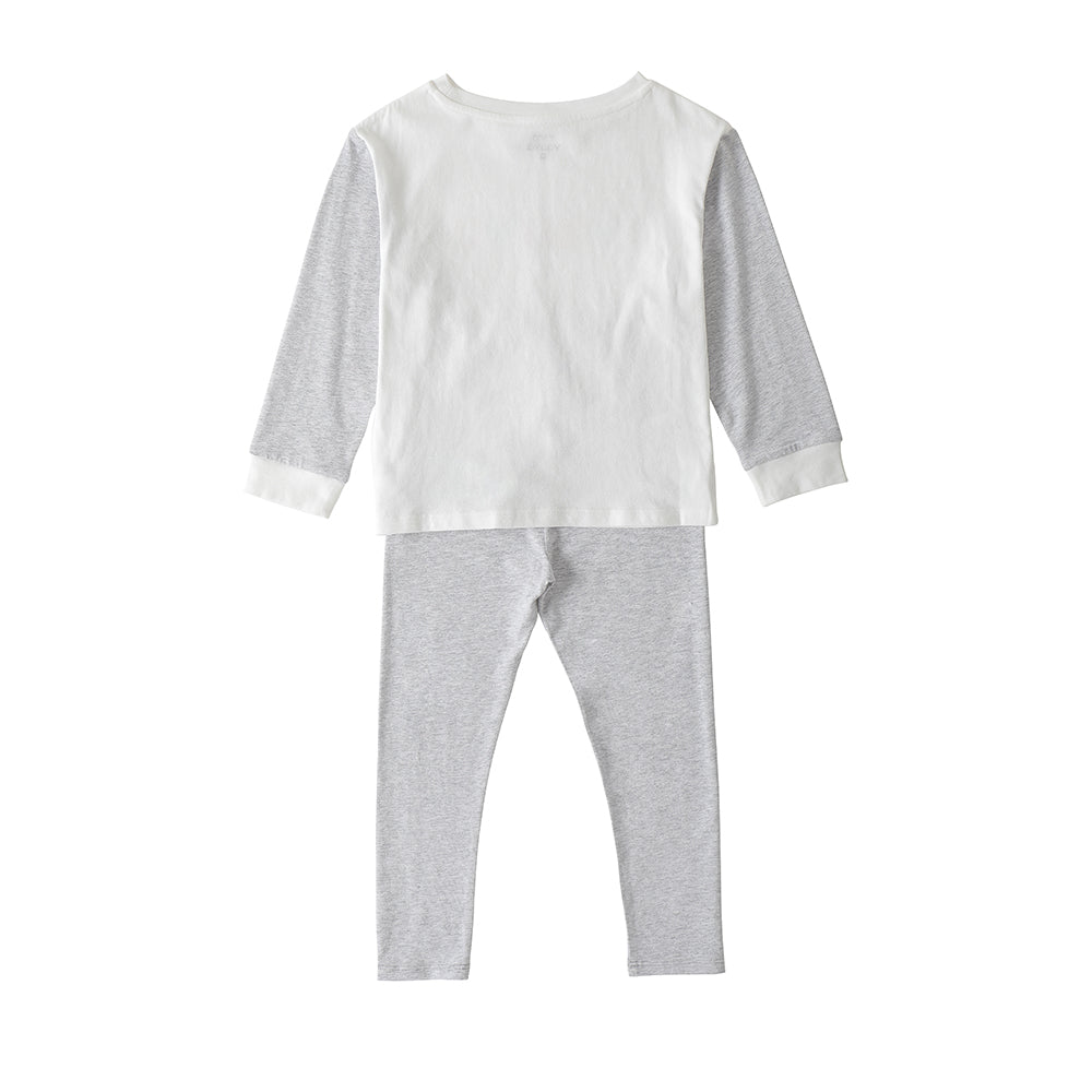 Girls Long Sleeves Unicorn Sleeping Wear Set