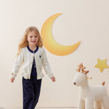 Vauva x Le Petit Prince - Girls Cotton Cashmere Sweater-model image side