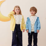 Vauva x Le Petit Prince - Kids Reversible Jacket (Blue) models outside front