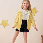 Vauva x Le Petit Prince - Kids Reversible Jacket (Yellow) model outside front