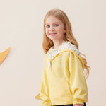 Vauva x Le Petit Prince - Kids Reversible Jacket (Yellow) model outside side