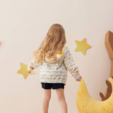 Vauva x Le Petit Prince - Kids Reversible Jacket (Yellow) model inside back