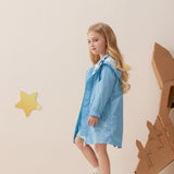 Vauva x Le Petit Prince - Kids Polyester Parka (Blue) model front