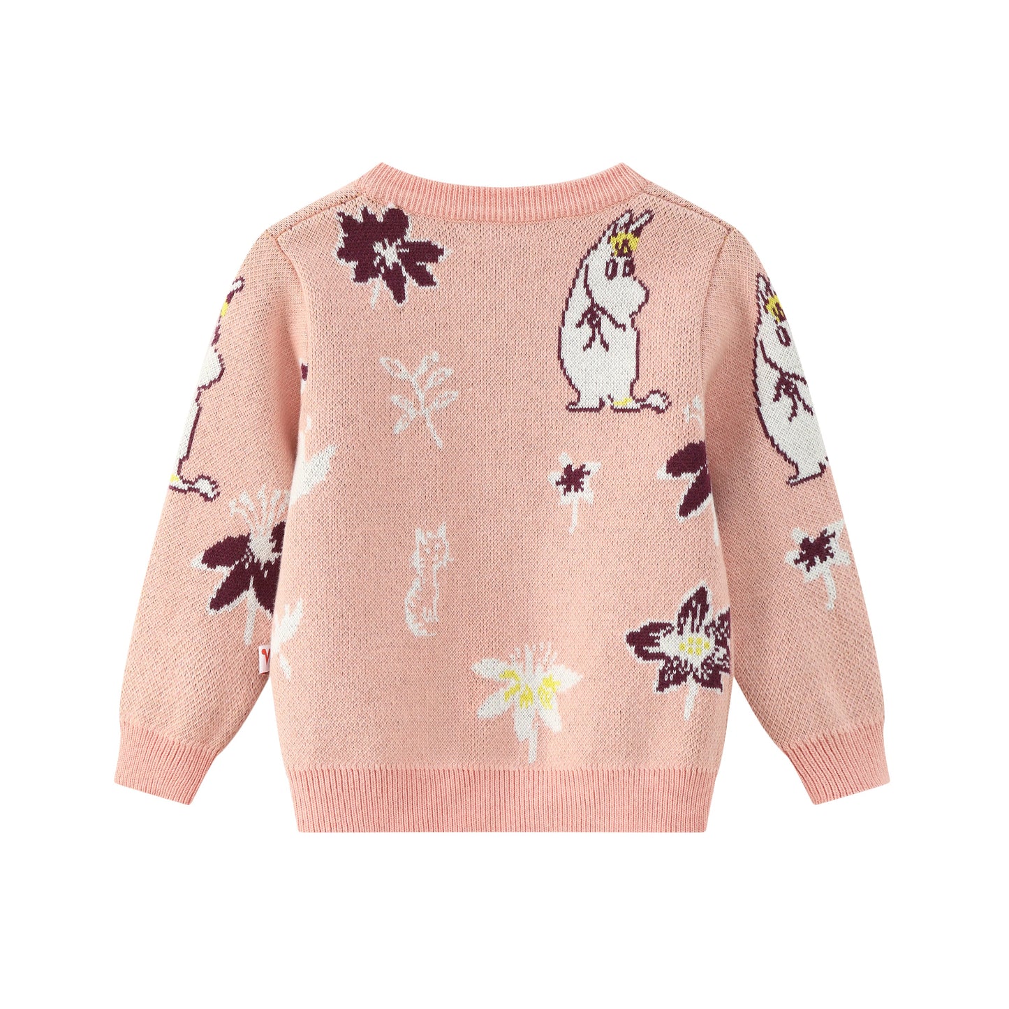 Baby Girls Moomin Pattern Long Sleeve Knit Jacket