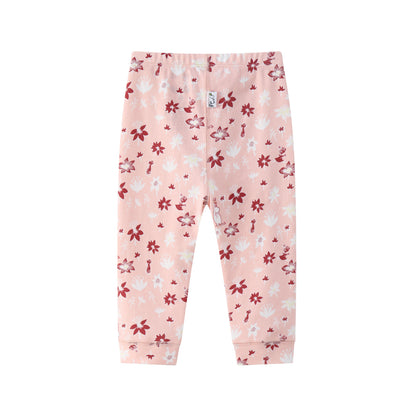 Vauva x Moomin FW23 - 女嬰姆明全身印花棉質長褲（粉紅）