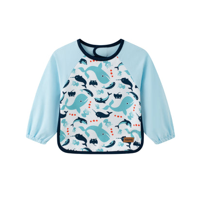 Vauva SS24 - Baby Boy Long Sleeves Bib (Whale) - Product 1
