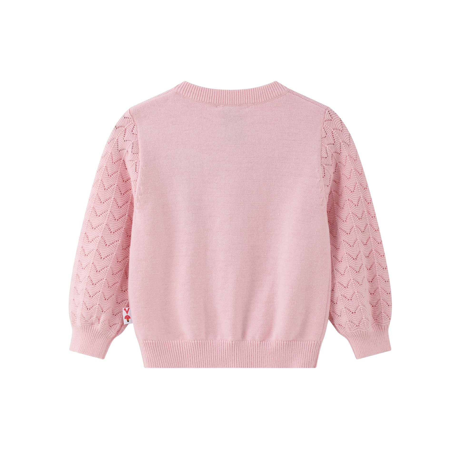 Vauva x Moomin - Baby Girls Moomin Long Sleeve Cardigan (Pink)  - Product Image 2