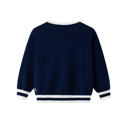 Vauva SS24 - Baby Boy Sailing Embroidered Long Sleeve Cardigan - Product 2