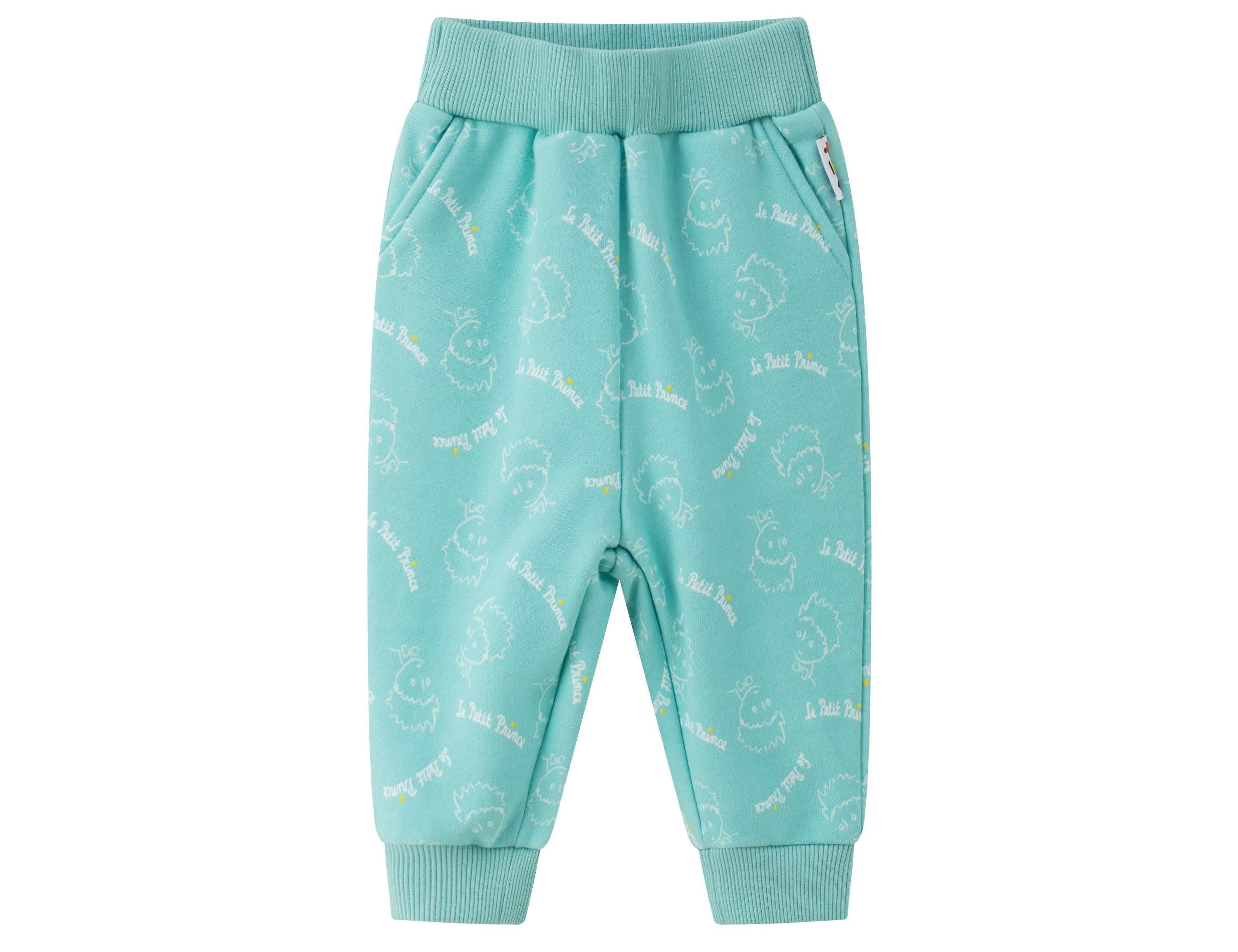 Vauva x Le Petit Prince- Baby Cotton Trackpants (Green Lake) product image front