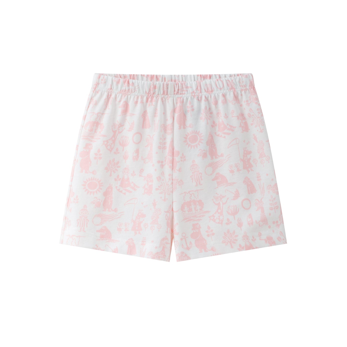 Vauva x Moomin - Baby Girls Moomin Print Tee Set (White)  - Product Image 2