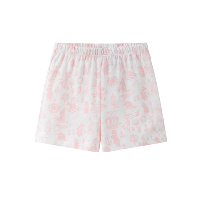 Vauva x Moomin - Baby Girls Moomin Print Tee Set (White)  - Product Image 2