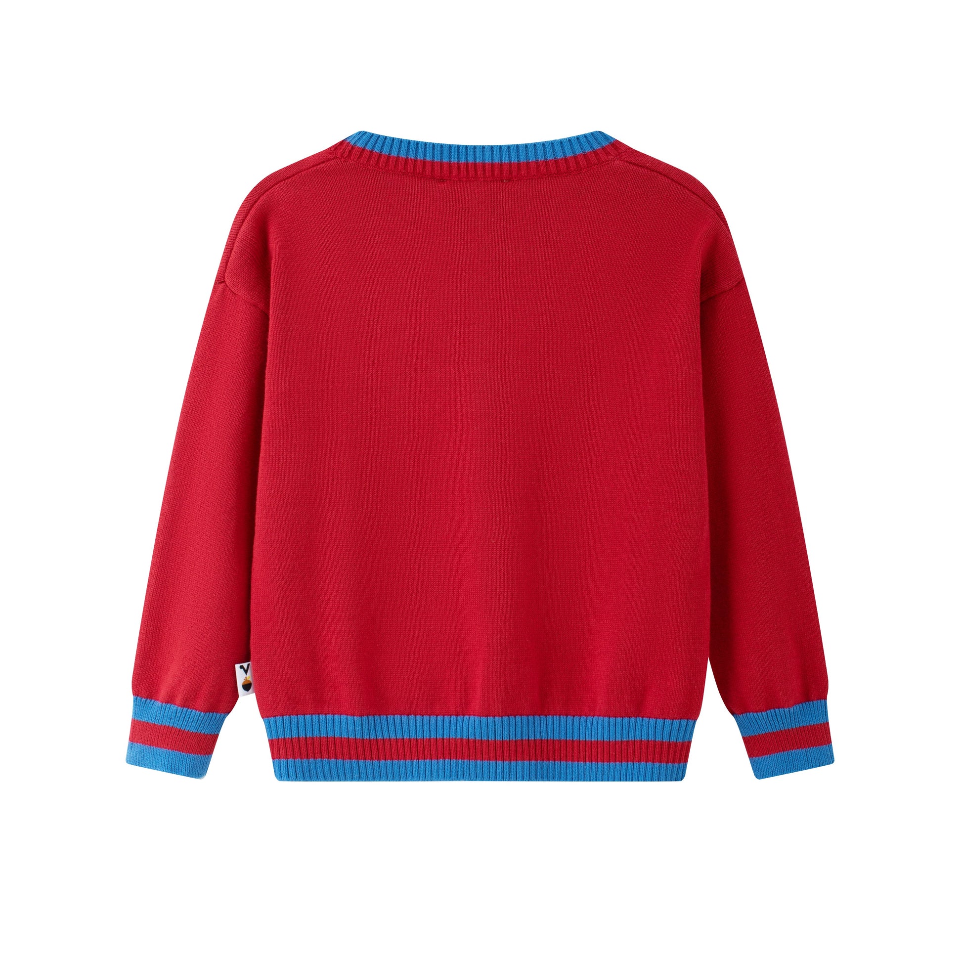 Vauva x Moomin - Baby Moomin Long Sleeve Cardigan (Red)  - Product Image 2