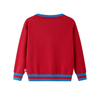 Vauva x Moomin - Baby Moomin Long Sleeve Cardigan (Red)  - Product Image 2