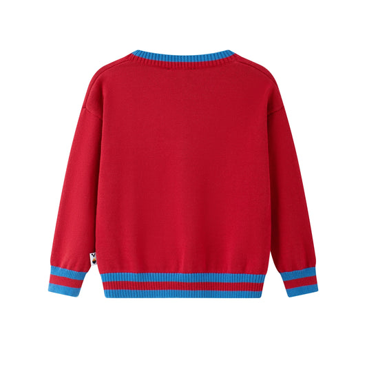 Vauva x Moomin - Baby Moomin Long Sleeve Cardigan (Red)  - Product Image 2