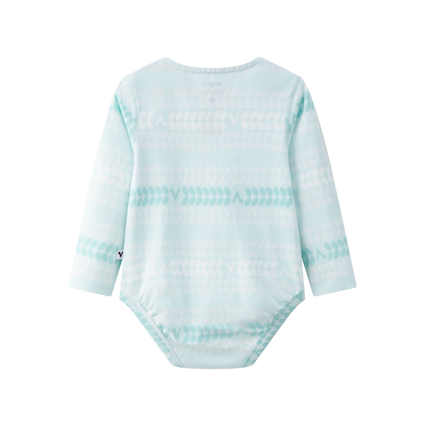 Vauva BBNS - Organic Cotton White Striped Pattern Bodysuits (2-pack) product image back -02