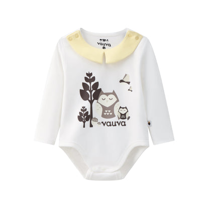 Vauva BBNS - Baby Anti-bacterial Organic Cotton Bodysuits (2-pack) product image front -02