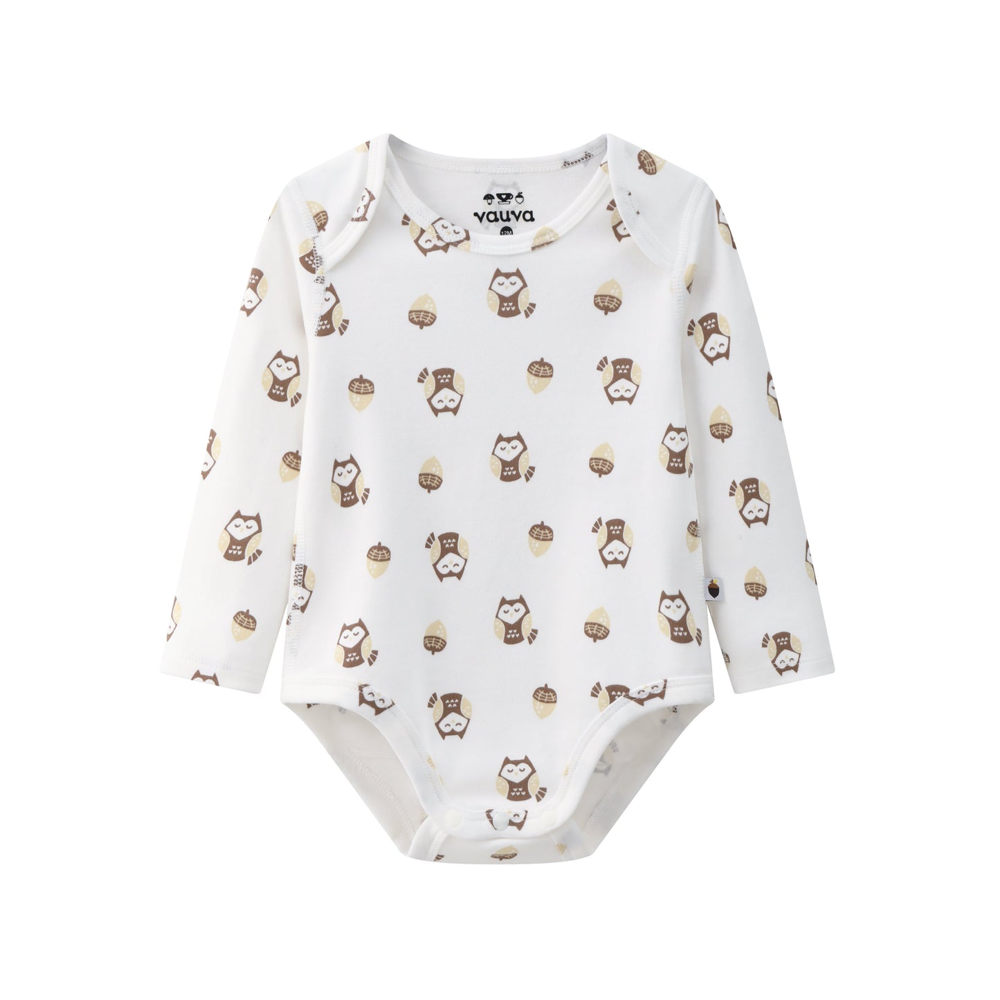 Vauva BBNS - Baby Anti-bacterial Organic Cotton Bodysuits (2-pack) product image front -02