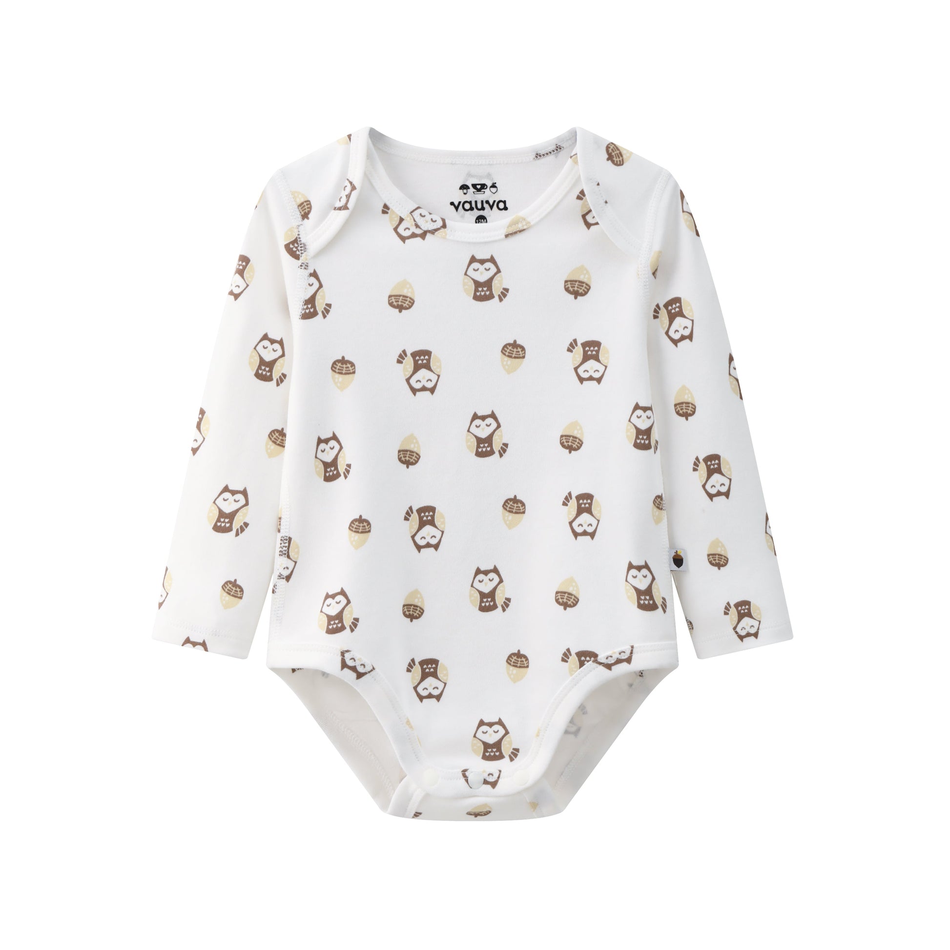 Vauva BBNS - Baby Anti-bacterial Organic Cotton Bodysuits (2-pack) product image front -02