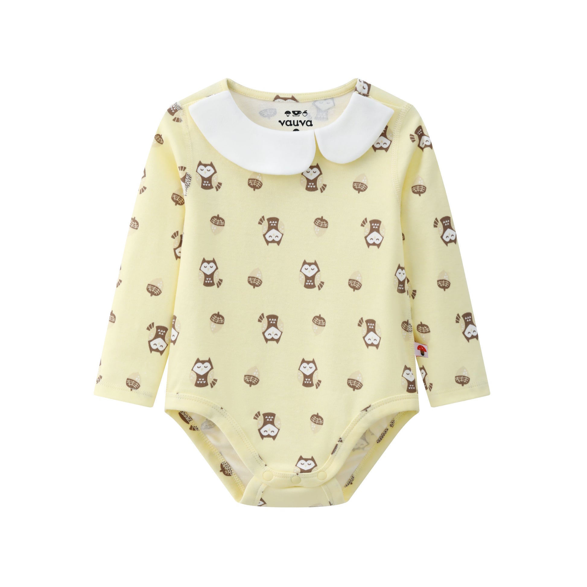Vauva BBNS - Baby Anti-bacterial Organic Cotton Bodysuits (2-pack) product image front -03