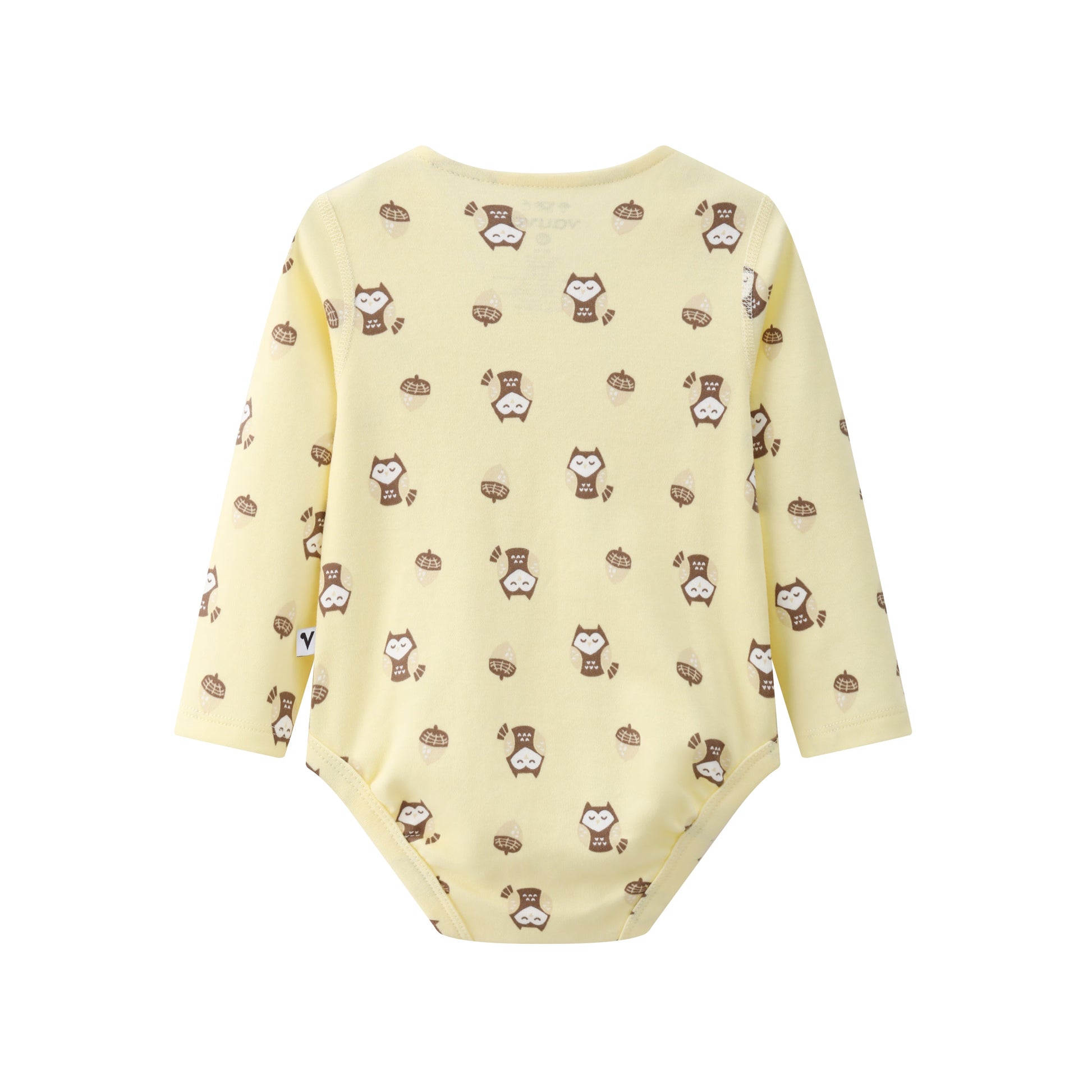 Vauva BBNS - Baby Anti-bacterial Organic Cotton Bodysuits (2-pack) product image back -02