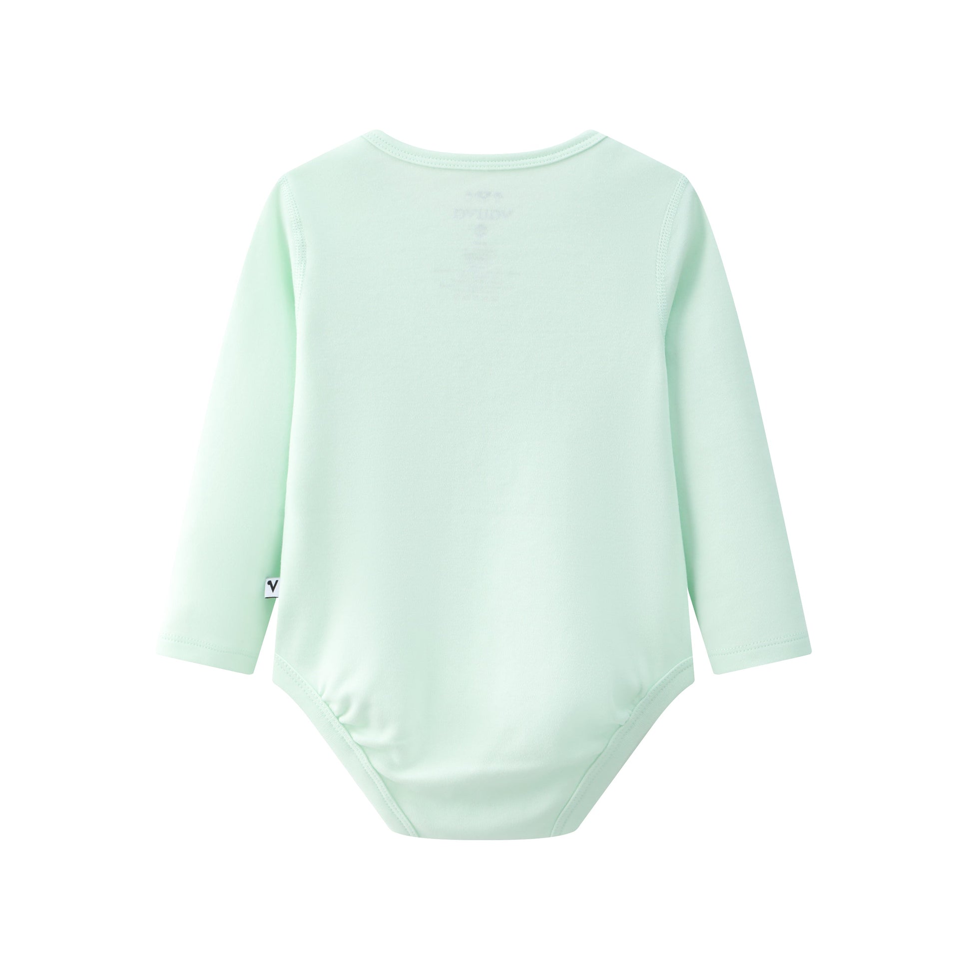 Vauva BBNS - Baby Anti-bacterial Organic Cotton Bodysuits (2-pack Green/Print)-product image back