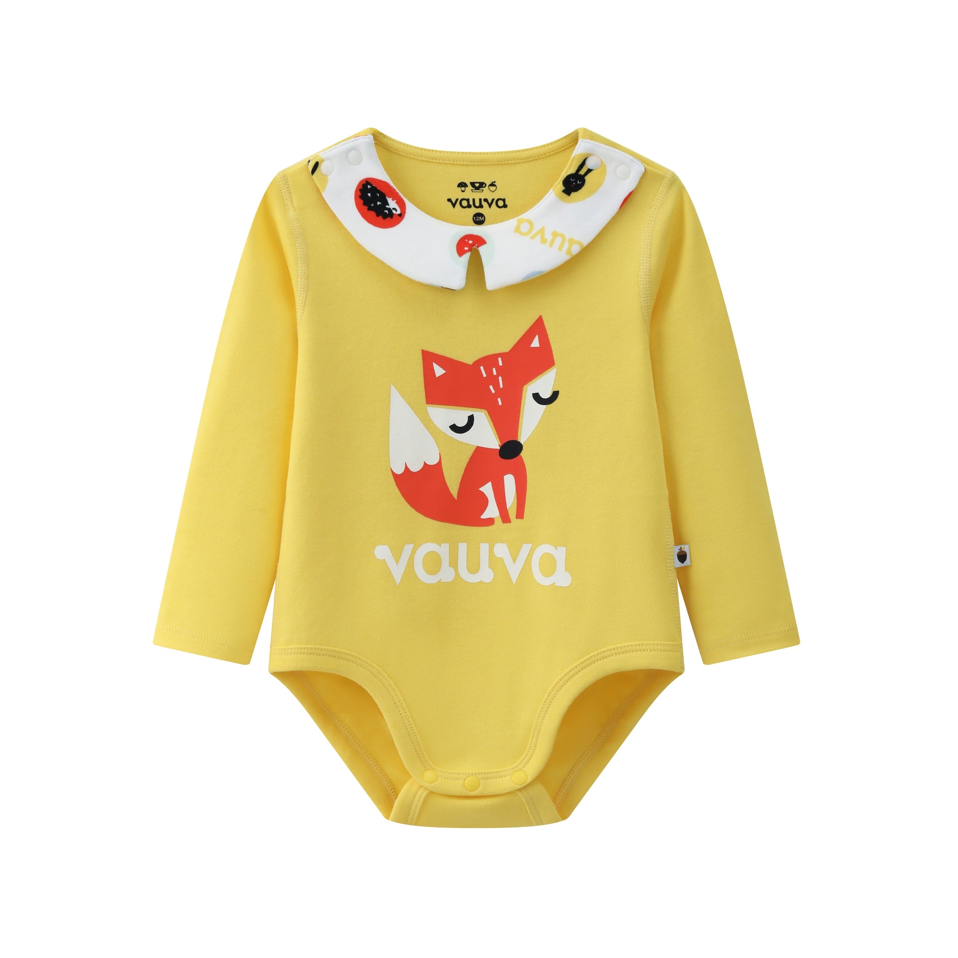 Vauva BBNS - Baby Organic Cotton Crew Neck Bodysuits (2-Pack) product image -02