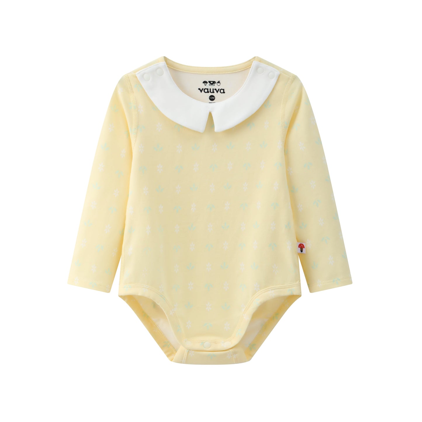 Vauva BBNS - Organic Cotton Square Collar Bodysuits (2-pack) product image front -03