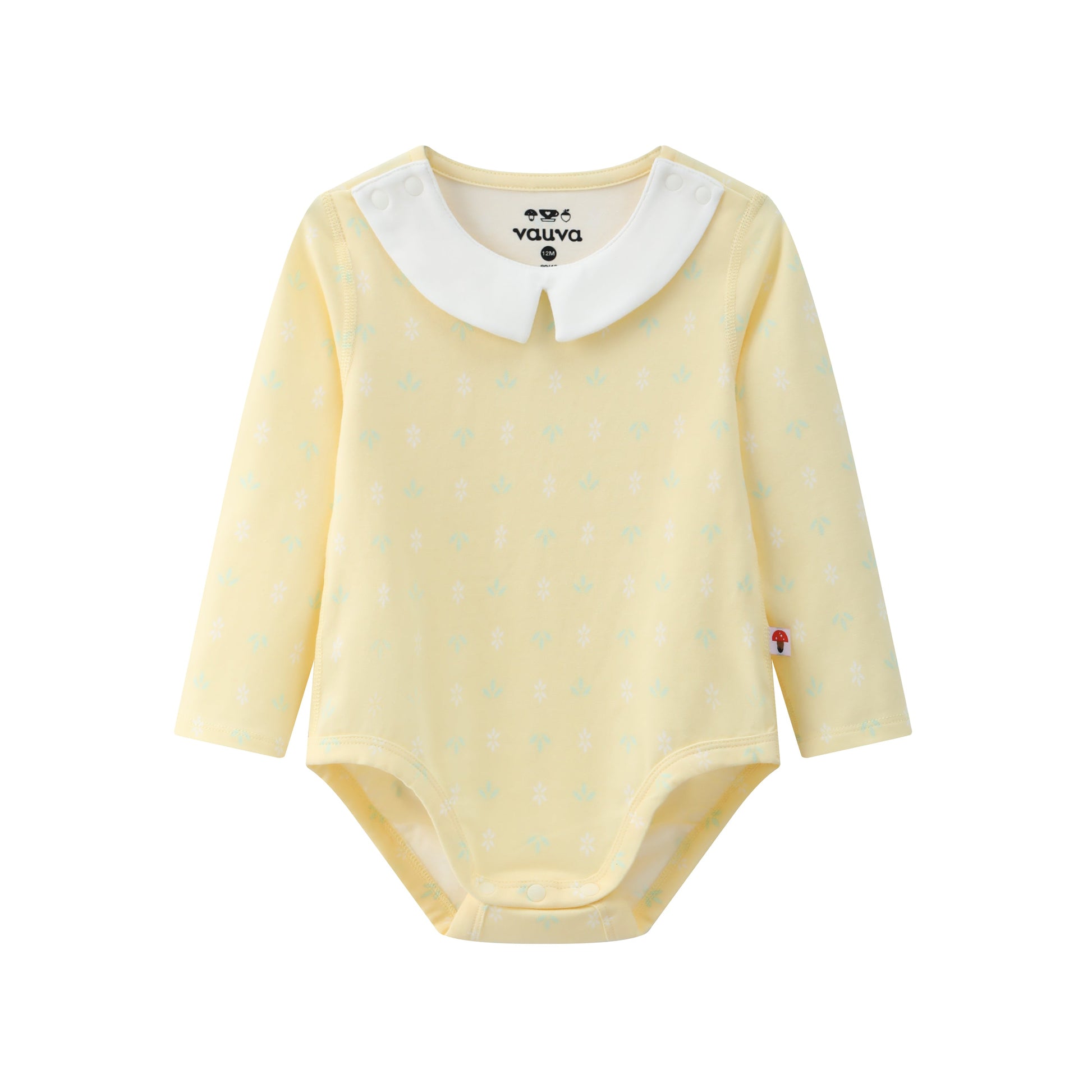 Vauva BBNS - Organic Cotton Square Collar Bodysuits (2-pack) product image front -03