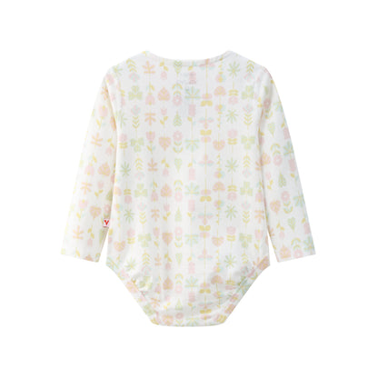 Vauva BBNS - Organic Cotton Pink Long-sleeved Bodysuits (2-pack) product image back -02