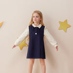 Vauva x Le Petit Prince - Girls Long Sleeve Dress-model image front