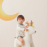Vauva x Le Petit Prince - Baby Boy Little Prince Full Print Long Sleeve Bodysuit model front
