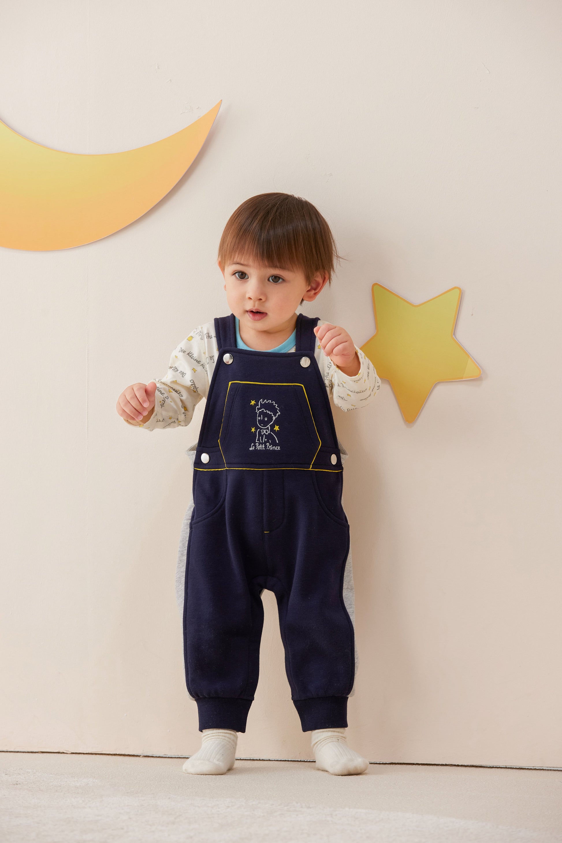 Vauva x Le Petit Prince - Baby 2 Pocket Romper model front