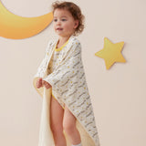Vauva x Le Petit Prince - Baby Blanket with Little Bag model front