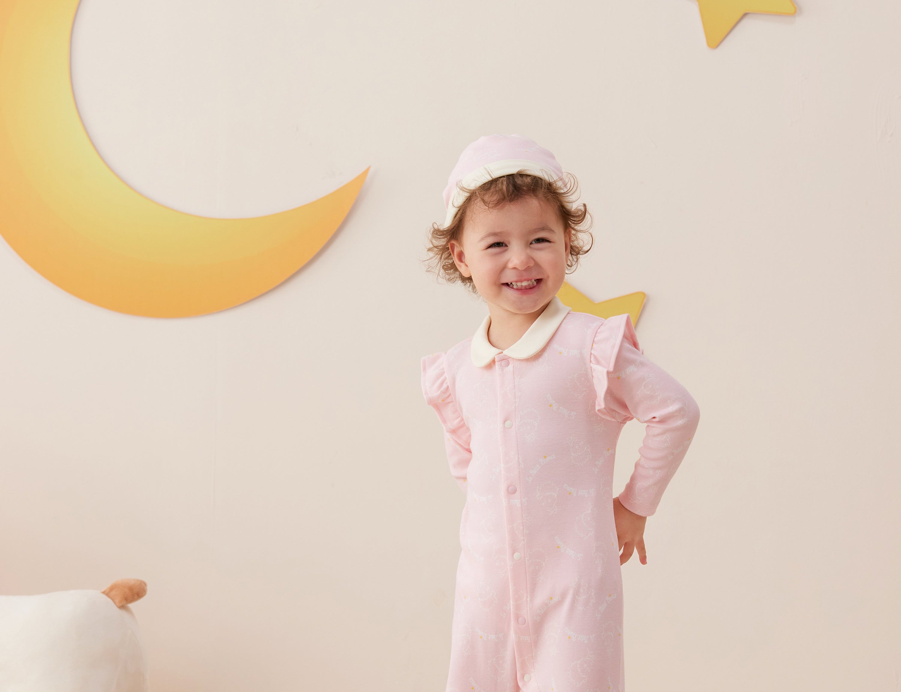 Vauva x Le Petit Prince - Baby Girl Romper Set model front