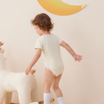 Vauva x Le Petit Prince - Baby Logo Print Longsleeve Bodysuit (Pink) model back
