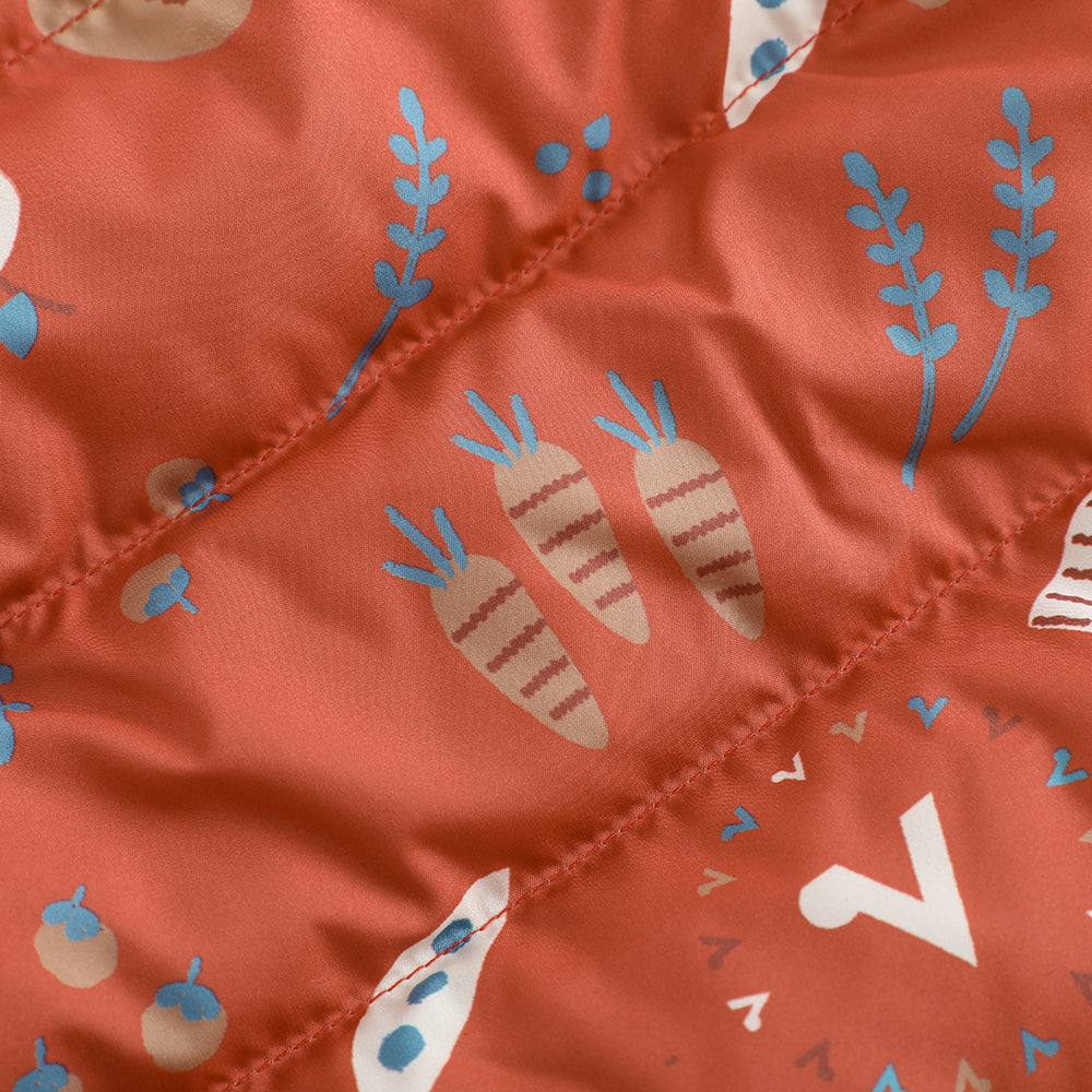 Baby Girl Happy Farm Hooded Padded Coat