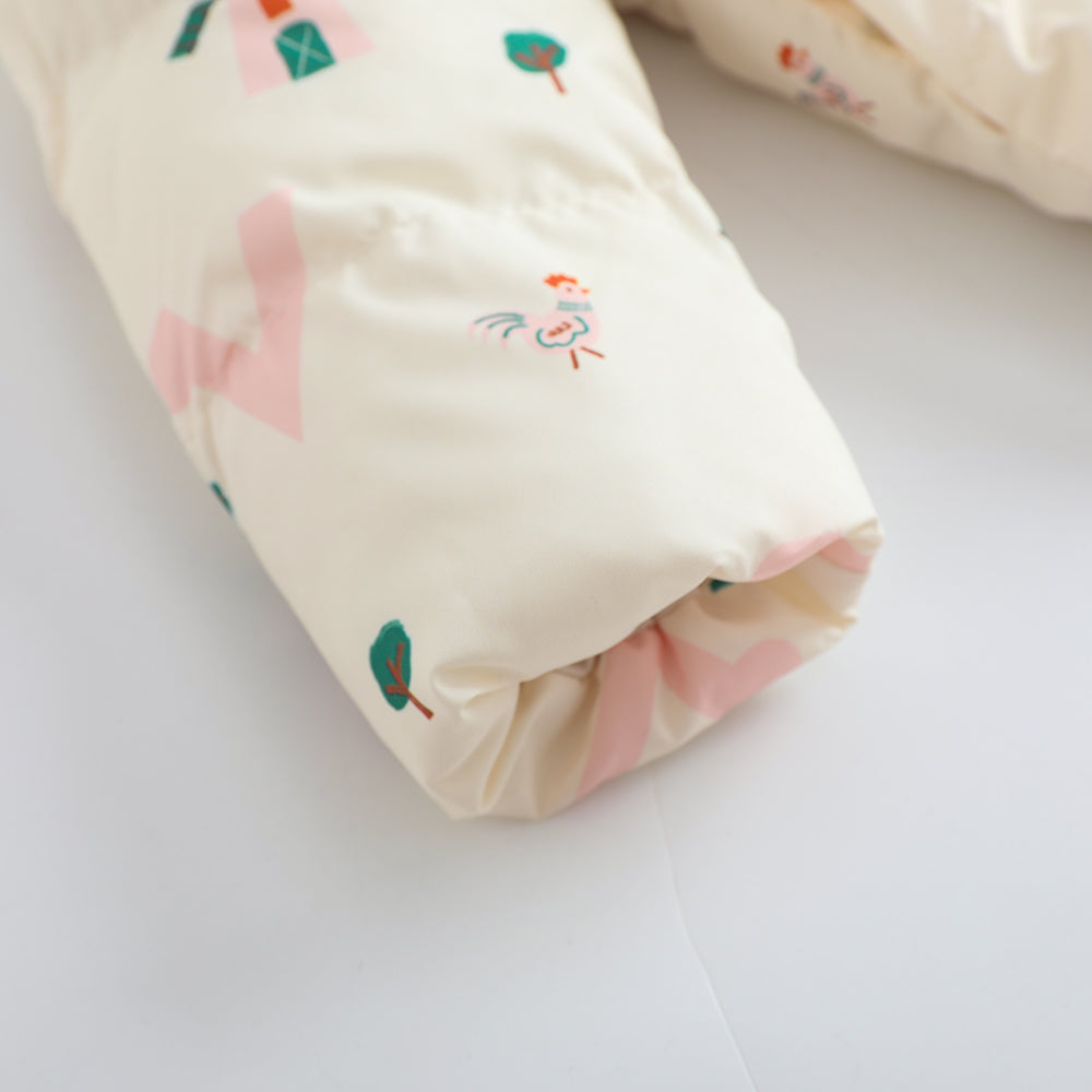 Baby Girls Pinwheel All Over Print Coat