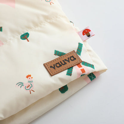 Baby Girls Pinwheel All Over Print Coat