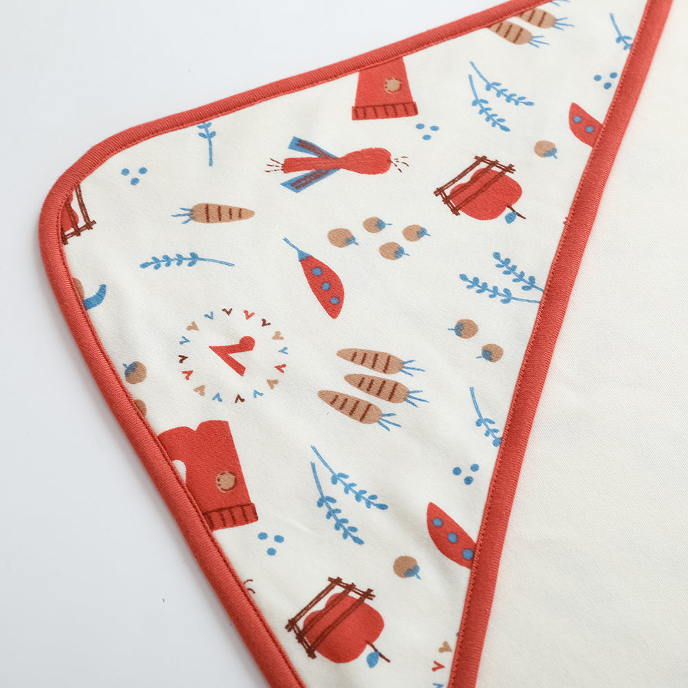 Baby Girls Nordic Pastoral Style Cotton Blanket