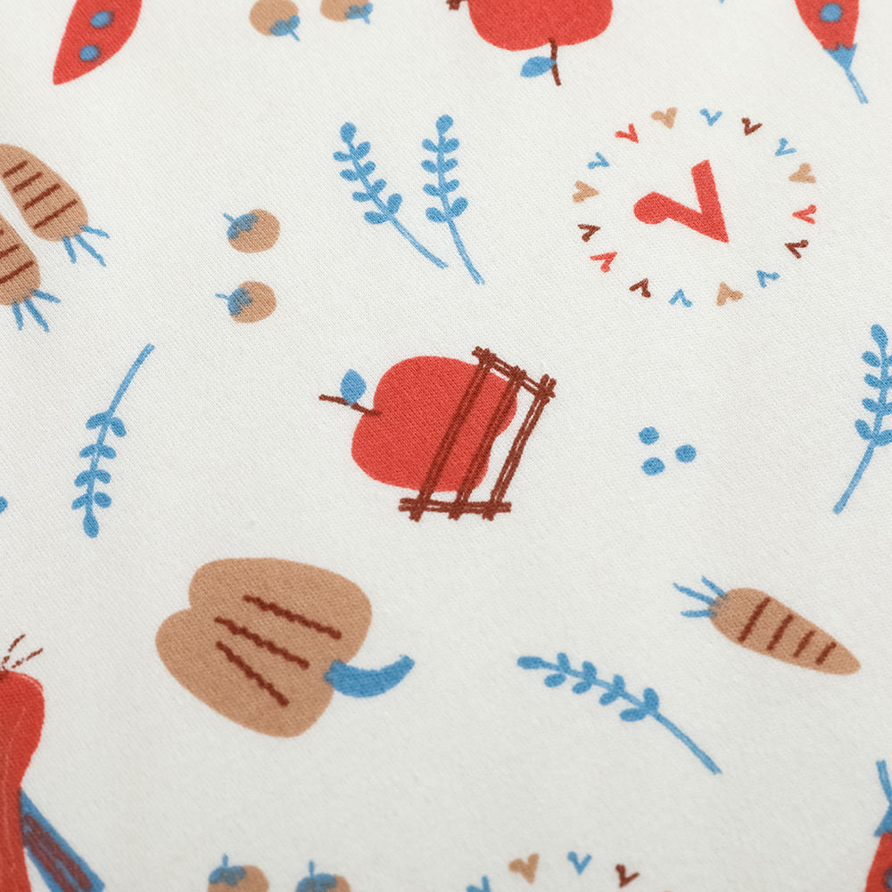 Baby Girls Nordic Pastoral Style Cotton Blanket