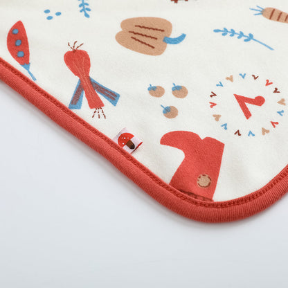 Baby Girls Nordic Pastoral Style Cotton Blanket