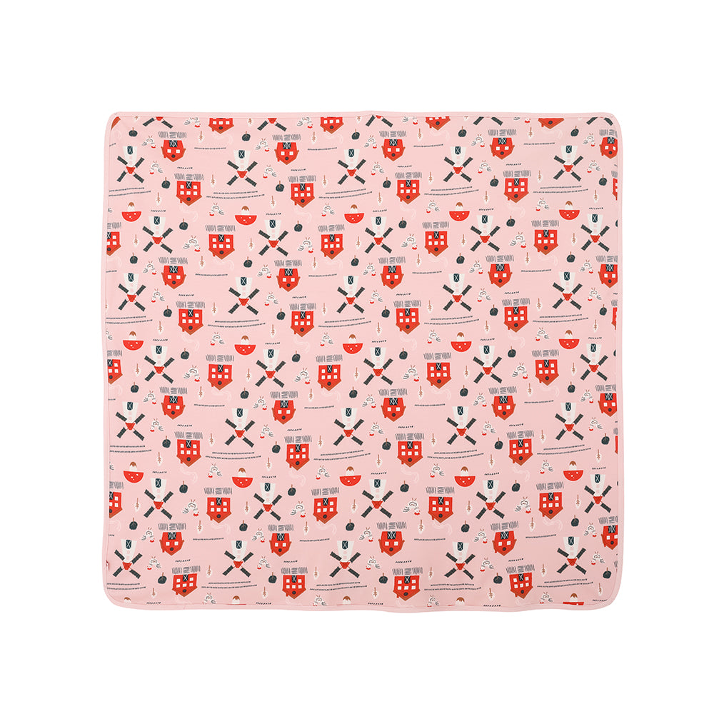 Baby Girl Pinwheel All Over Print Cotton Blanket