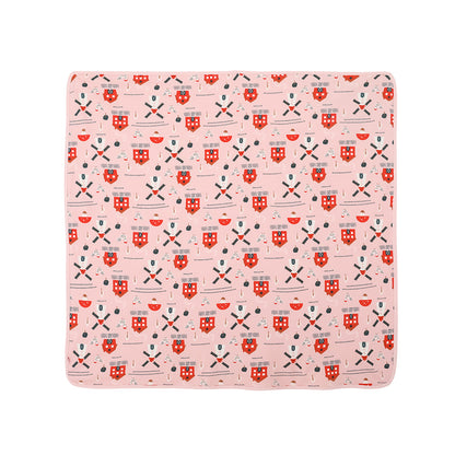 Baby Girl Pinwheel All Over Print Cotton Blanket