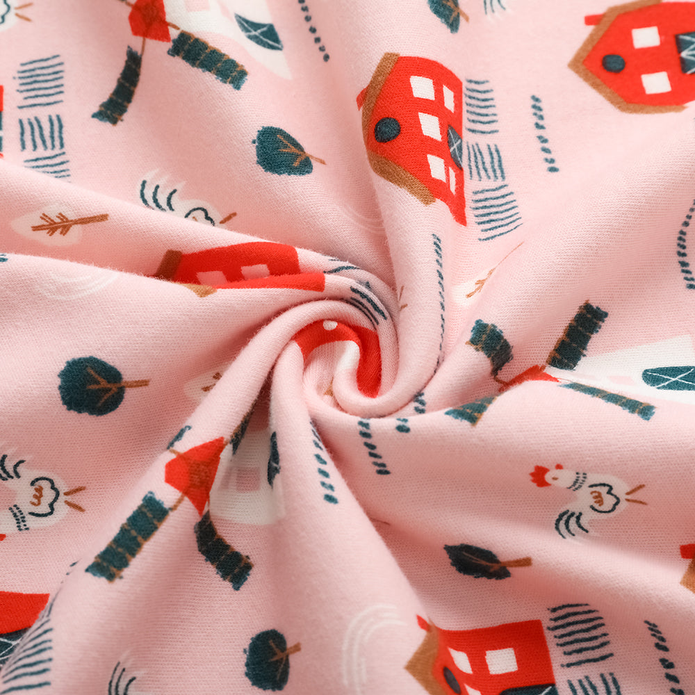 Baby Girl Pinwheel All Over Print Cotton Blanket