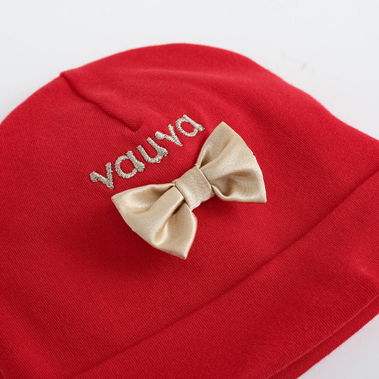 Vauva FW23-女嬰北歐聖誕節棉花帽