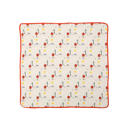 Baby Unisex Nordic Style All Over Print Cotton Blanket