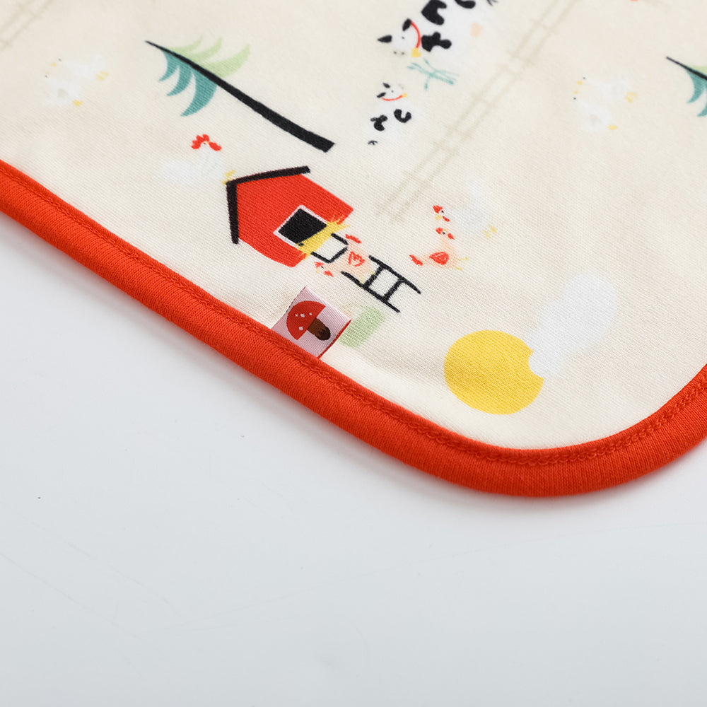 Baby Unisex Nordic Style All Over Print Cotton Blanket