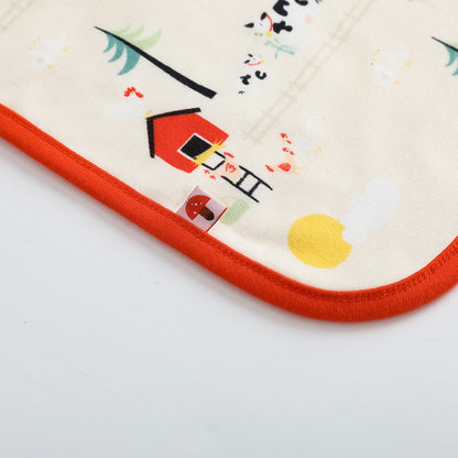 Baby Unisex Nordic Style All Over Print Cotton Blanket