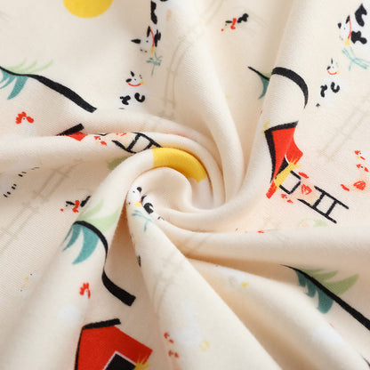 Baby Unisex Nordic Style All Over Print Cotton Blanket